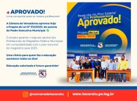 📢 APROVADO! 📚 Uma conquista para os nossos professores!