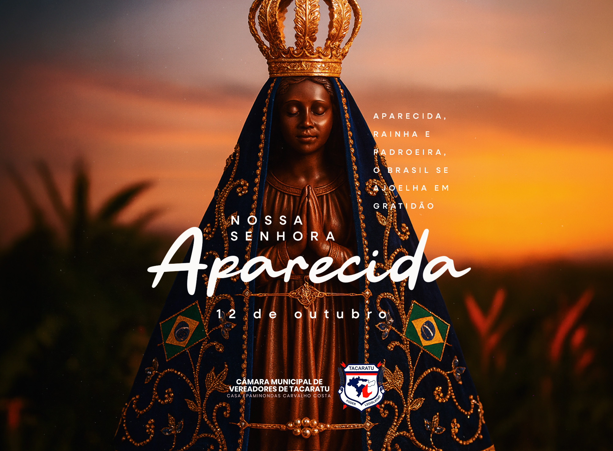 ✨ 12 de Outubro — Dia de Nossa Senhora Aparecida ✨