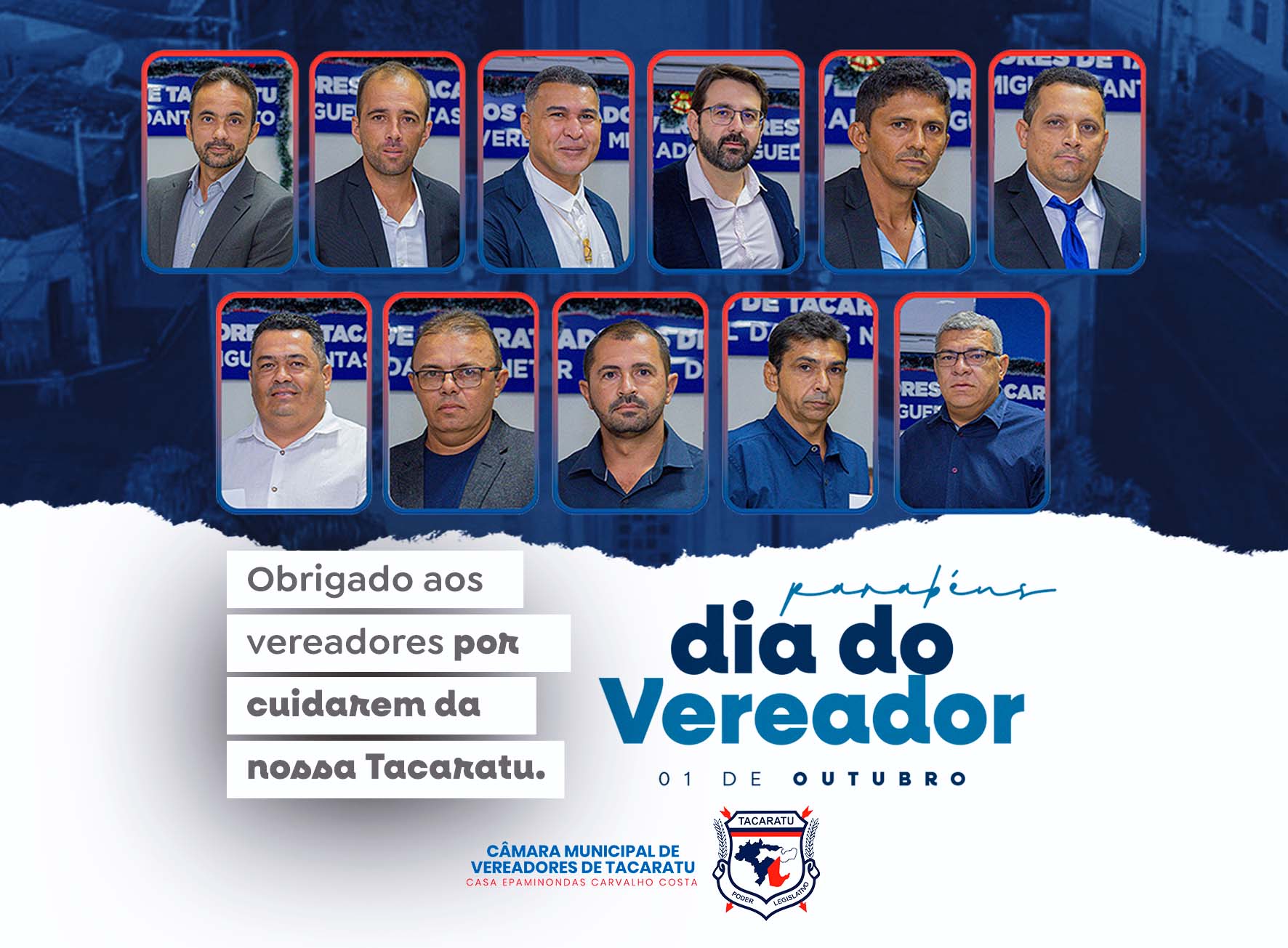 ✨ Dia do Vereador – 01 de Outubro ✨