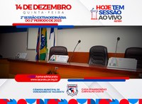 2ª Sessão Extraordinária do 2º Periodo do Poder Legislativo 14/12/2023