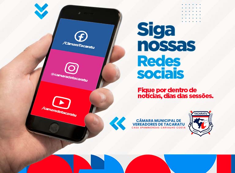 Siga Nossas Redes Sociais