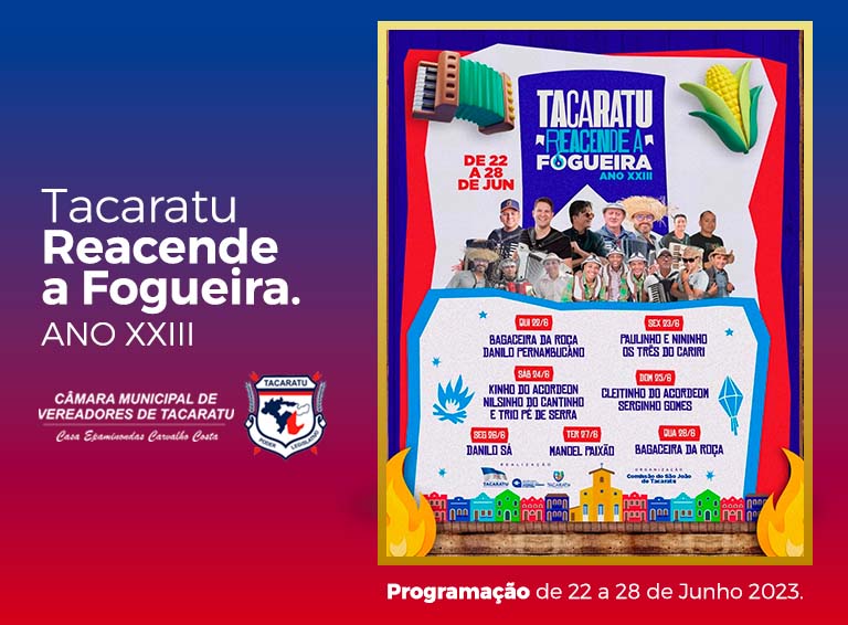 Tacaratu  Reacende a Fogueira 2023