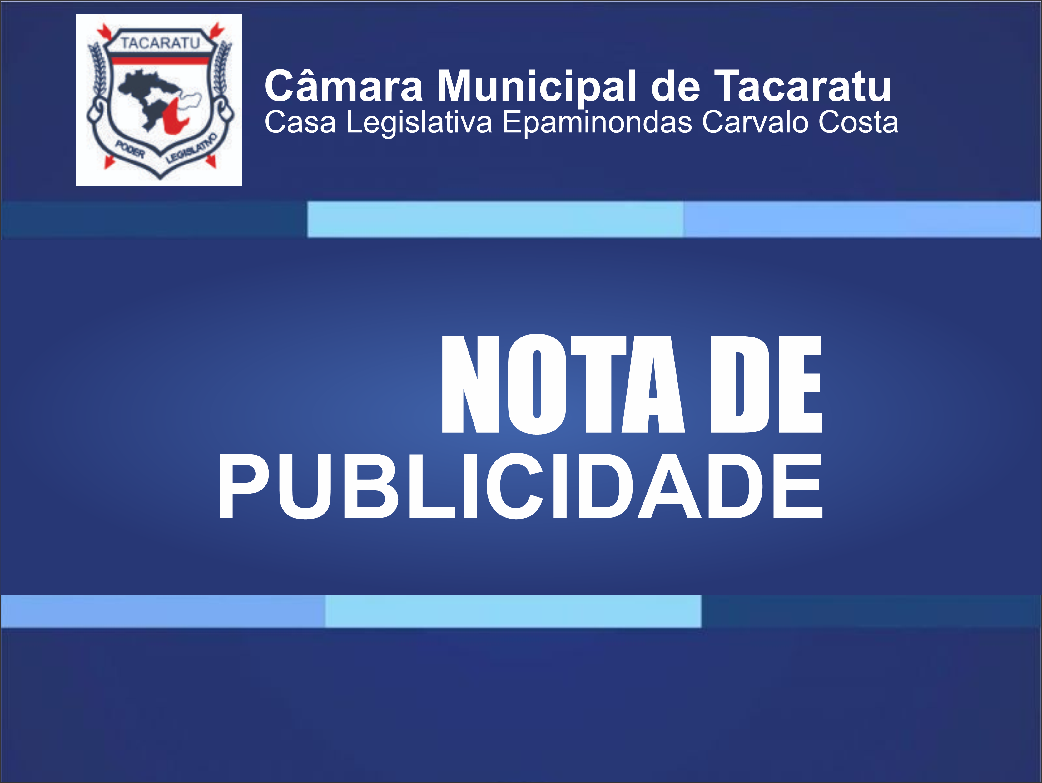 REF.: MANDADO DE BUSCA E APREENSÃO, NA CÂMARA MUNICIPAL DE VEREADORES DE TACARATU